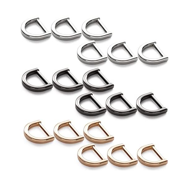 Pstyle. Dカン キーホルダー パーツ 金具 リング 18個セット PST-103