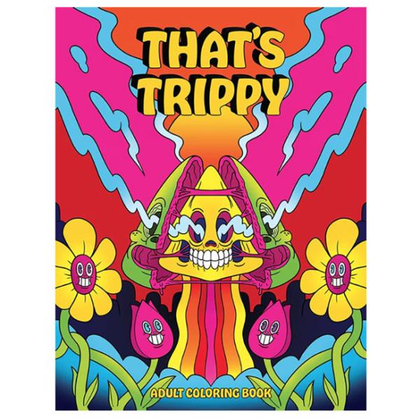 Wood Rocket社の大人の塗り絵・絵本シリーズ『That's Trippy』こちらは奇妙でサイケデリックなぶっ飛んだ24ページのイラストが描かれています。一人で塗っても、友達と塗っても、このやばい塗り絵は、楽しいことが好きな人の間で創...