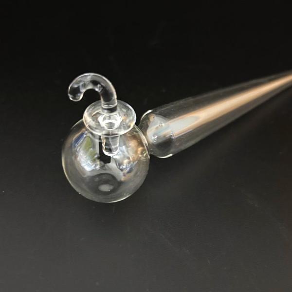 クラックパイプ、炙り用ガラスパイプのキャップです。差込部分の太さが4mm程度ありますので、クラックパイプの穴は直径5mm程度ないと使用できません。お持ちのパイプと合うかサイズをご確認の上お買い求めください。