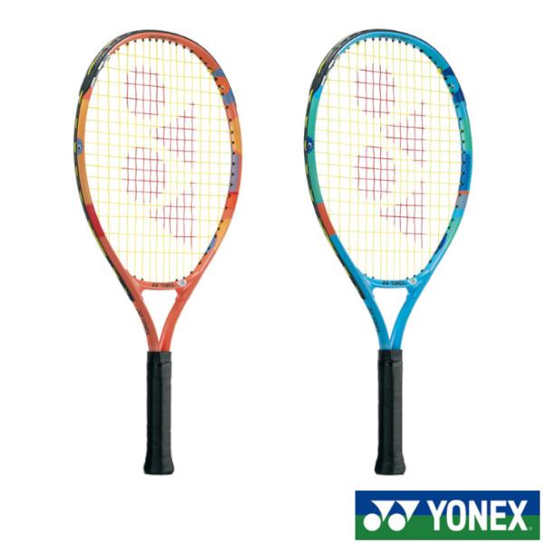 身長100〜115cm（4〜6歳）対象のジュニアラケット■品番：02YJ21G■カラー：コーラルオレンジ（320）オーシャンブルー（489）■サイズ：G04（平均185ｇ）■全長：21inch■バランスポイント:平均250（mm）■ストリン...