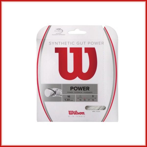 Wilson◆SYNTHETIC GUT POWER 16  WRZ945100 ウィルソン　硬式テニスストリング