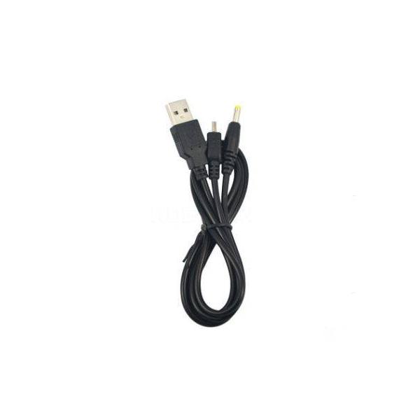 PSP-1000 PSP-2000 PSP-3000 2in1 USB データ転送 充電ケーブル