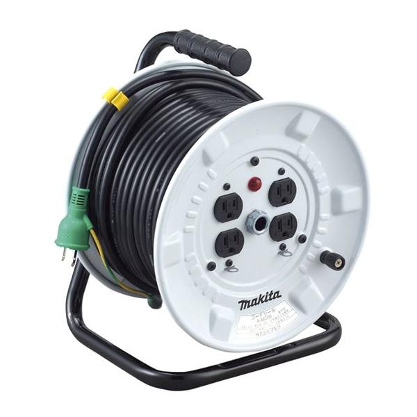 【中古】【動作OK】【店頭引取限定】　コードリール　ＭＡＫＩＴＡ　マキタ　Ａ－４８２０６　本体のみ マキタ コードリール（屋内型、コード30m、コンセント4口）A-48206 : P