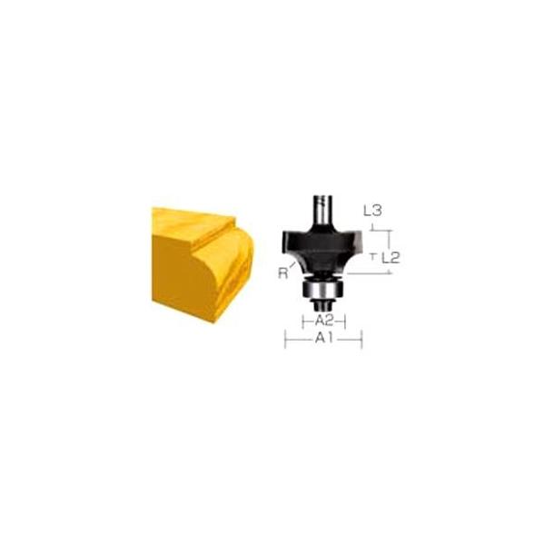 マキタ（makita） コロ付丸面ビット（2.5分×軸径6mm） : P-TOOLS.COM