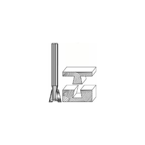 12.7mm アリ溝ビット（軸径1/2、角度14度）