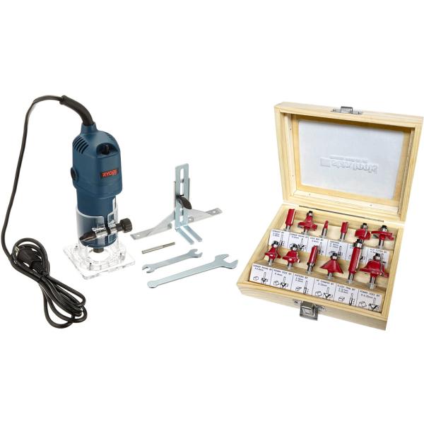 京セラ（リョービ）トリマー TRE-40＋トリマビット12本セット : tre-40  