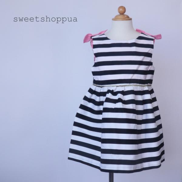 ボーダー 肩リボン ワンピース キッズ 子供服 Buyee Servis Zakupok Tretim Licom Buyee Pokupajte Iz Yaponii