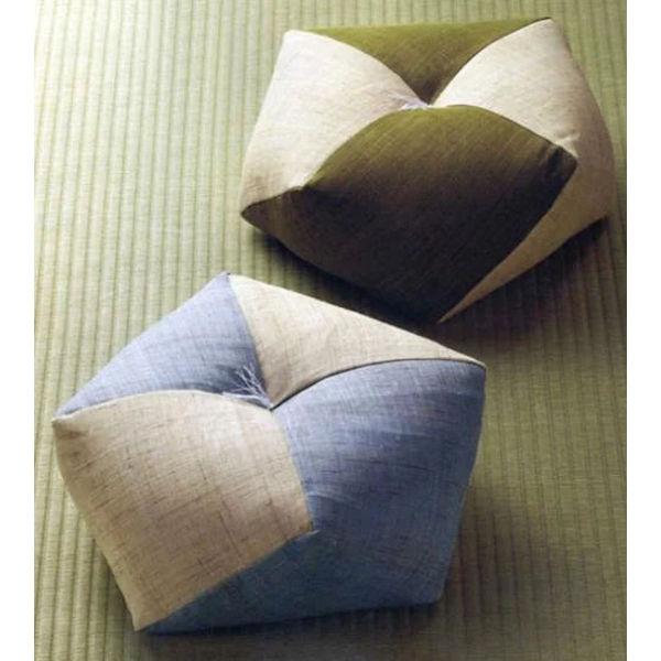 洛中高岡屋 おじゃみ座布団(麻)L インテリア・クッション・時計