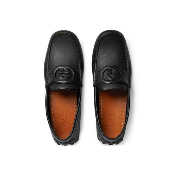 即日発送 グッチ ドライビングシューズ 7301481 XH60 1000 BLACK 
