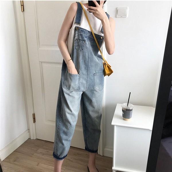 オールインワン サロペット デニム ロングパンツ デニムパンツ レディース サルエルパンツ ジーパン マタニティ コンビネゾン ジーンズ Puchi18mata プチ シャレット 通販 Yahoo ショッピング