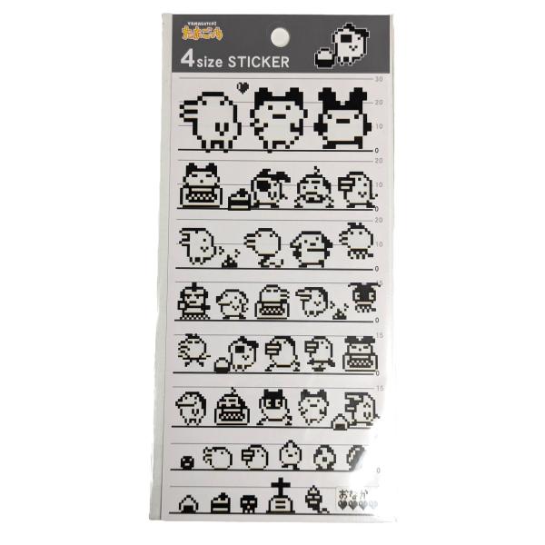 カミオジャパン たまごっち[シールシート]4SIZE STICKER ドット 送料込