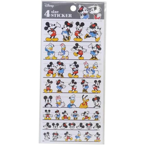 カミオジャパン ミッキー＆フレンズ[シールシート]4SIZE STICKERディズニー 送料込