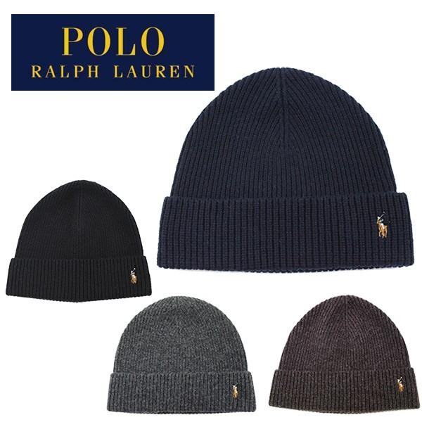 polo ralph lauren signature merino cuff hat