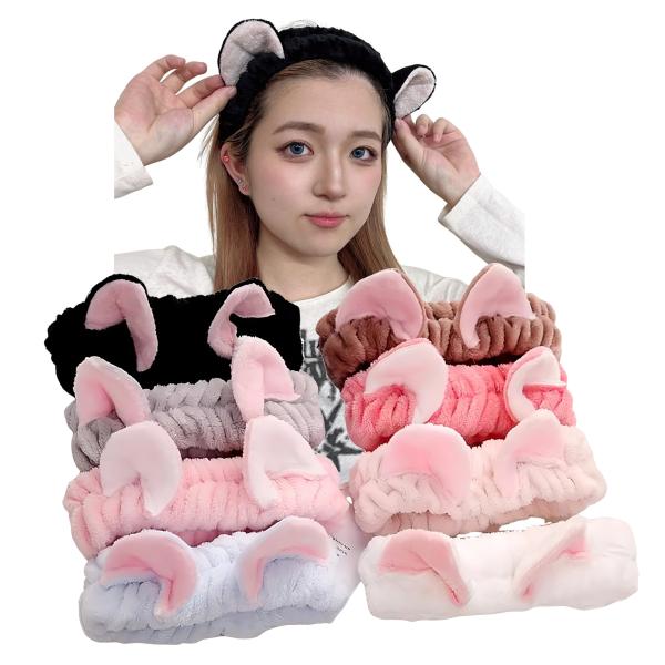 送料無料 猫耳 ヘアバンド 可愛い ネコ耳 春夏 レディース 小物 イベント 発表会 ハロウィン ダンス アニマル レディース ヘアアクセサリー カチューシャ