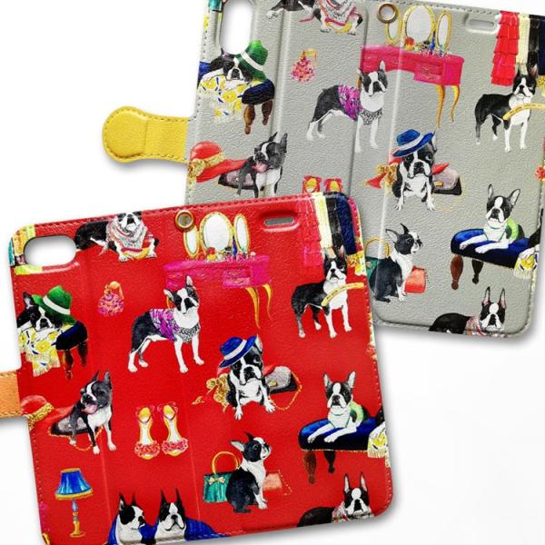 Iphoneケース ボストンテリア 犬 動物 レッド ホワイト グレイ 手帳型 Buyee Buyee Japanese Proxy Service Buy From Japan Bot Online