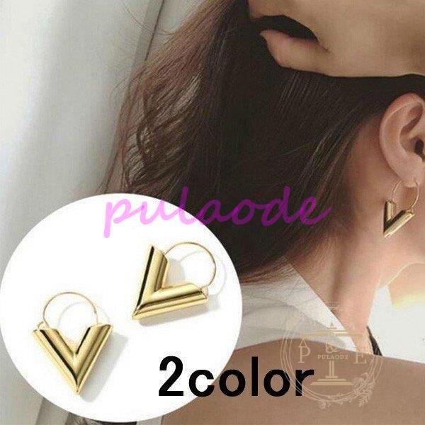 ピアス レディース V字 フックピアス シンプル スタイリッシュ カジュアル 大人 かっこいい ゴールド シルバー シンプル トレンド おしゃれ アクセサリー Pu0105 Ka13 プラウド 通販 Yahoo ショッピング