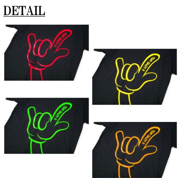 ネオンカラー ハンドサイン I Love You ロゴ Tシャツ キッズ 100 160 大人 S M L Xl 1 Buyee Buyee Japanese Proxy Service Buy From Japan Bot Online
