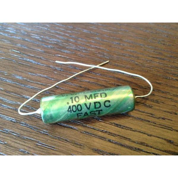 ビンテージ John E. Fast .1 400v コンデンサ Vitamin Q 新品