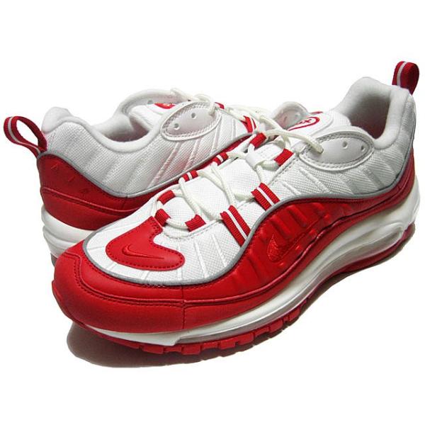 Nike air max 98 grey red hotsell
