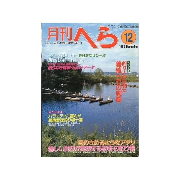 釣り人から見た　養殖ベラの実態愉しい釣りが実現する初冬の釣り場１９８５年１２月号・１４巻１２号桃園書房・Ｂ５サイズ状態：経年のヤケがあります。お届け方法について“ネコポス”“クリックポスト”“レターパックライト”“レターパックプラス”“クロ...