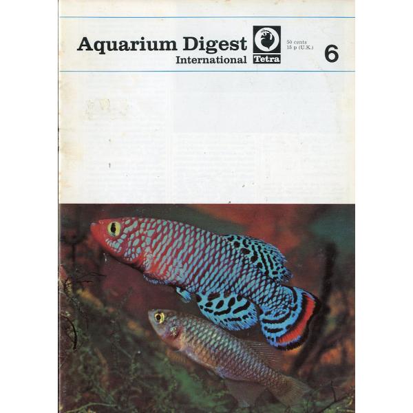 【Tetra】Aquarium Digest International  1973年・No.6