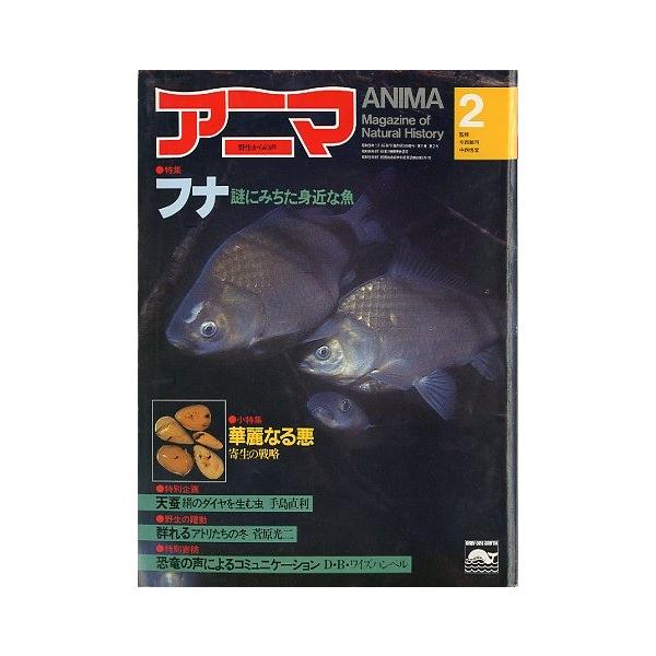 アニマ＜ＡＮＩＭＡ＞　１９８３年２月　　Ｎｏ．１２０　ーフナ　謎にみちた身近な魚ー