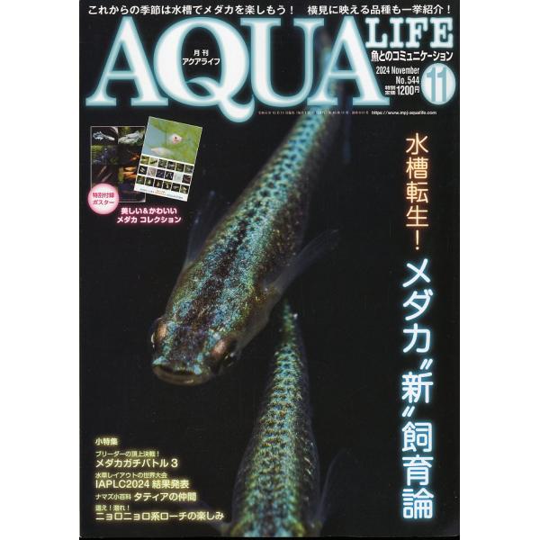 アクアライフ 2024年11月号 通巻611号 : さかなの本屋さん