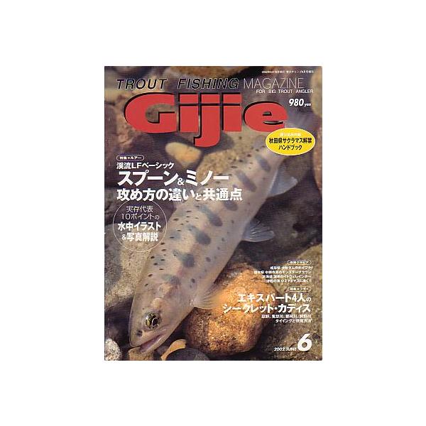 スプーン＆ミノー　攻め方の違いと共通点エキスパート４人のシークレット・カディス２００２年６月号・芸文社　　サイズ：Ａ４・１４３頁　　状態：スレ跡あります。綴じ込み付録「秋田県サクラマス解禁ハンドブック」付きお届け方法について“ネコポス”“ク...