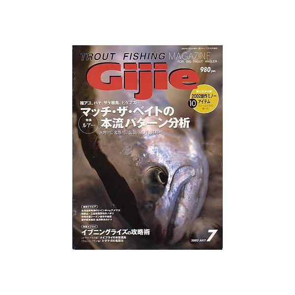 マッチ・ザ・ベイトの本流パターン分析イブニングライズのの攻略術付録：２００２新作ミノーアイテム付き２００２年７月号・芸文社　　サイズ：Ａ４・１４３頁　　状態：スレ跡あります。お届け方法について“ネコポス”“クリックポスト”“レターパックライ...