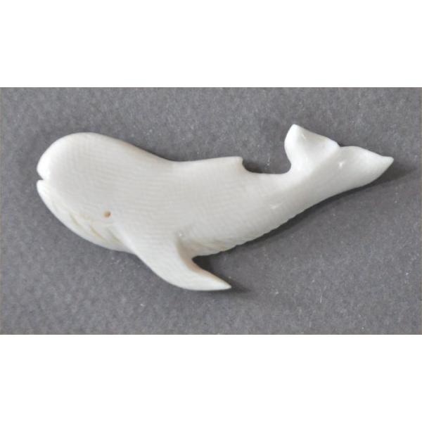 ナンタケットバスケット　ガラス製オーナメント ナンタケットバスケット用のクジラオーナメント : ナンタケットパーツ