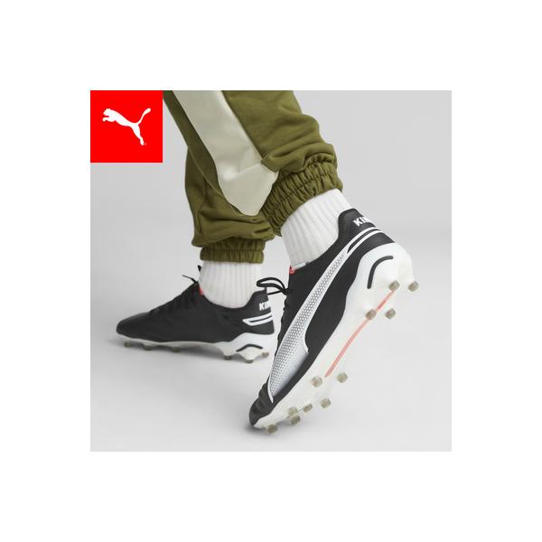 新品未使用！プーマ PUMA キング アルティメット 27.5 PUMA キング アルティメット HG/AG プーマ 107867-02 ホワイト