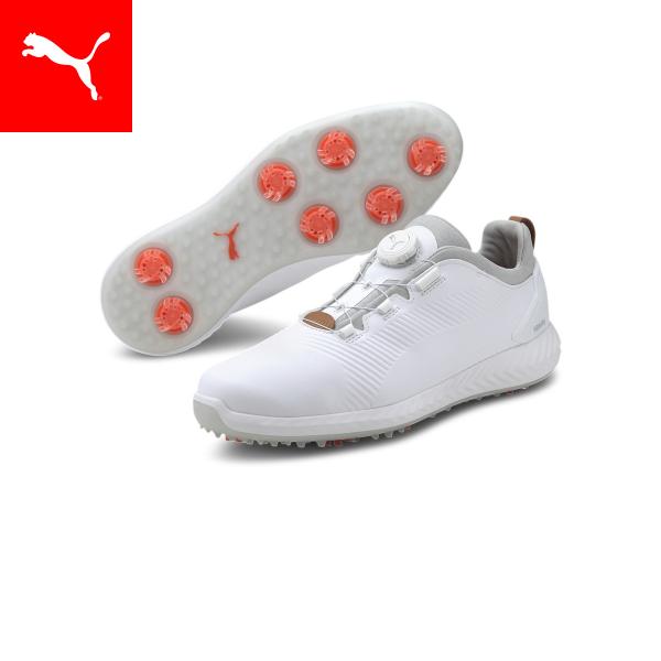 いフィット プーマ メンズ ゴルフ スニーカー Puma ゴルフ イグナイト パワーアダプト プロ ディスク スパイク シューズ プーマ