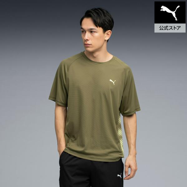 メンズ トレーニング バックプリント 半袖 Tシャツ