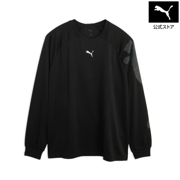 【公式】プーマ PUMA メンズ トレーニング ロゴ AOP 長袖 Tシャツ  ジム 運動