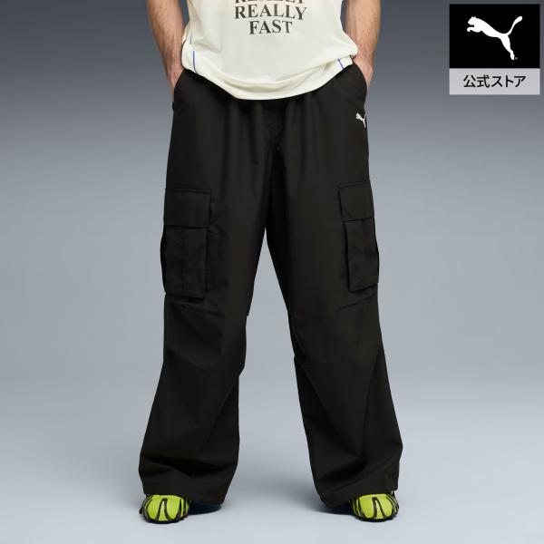 値下げ‼️Puma チェック柄 カーゴパンツ ブラック PUMA（プーマ） 『11日20倍』【公式】 ユニセックス エクストリーム