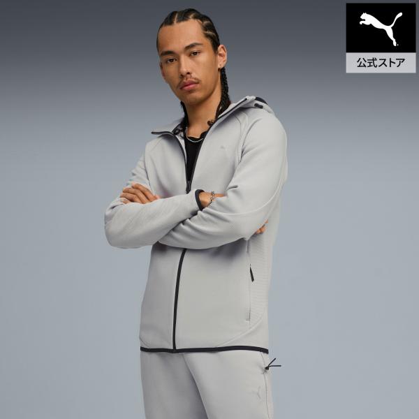 【公式】 プーマ PUMA メンズ エヴォストライプ フルジップ フーディ