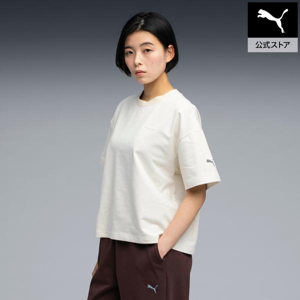 【公式】 プーマ PUMA ウィメンズ ESS エレベーテッド MX ベビー 半袖 Tシャツ レディース キッズ 子供 男の子