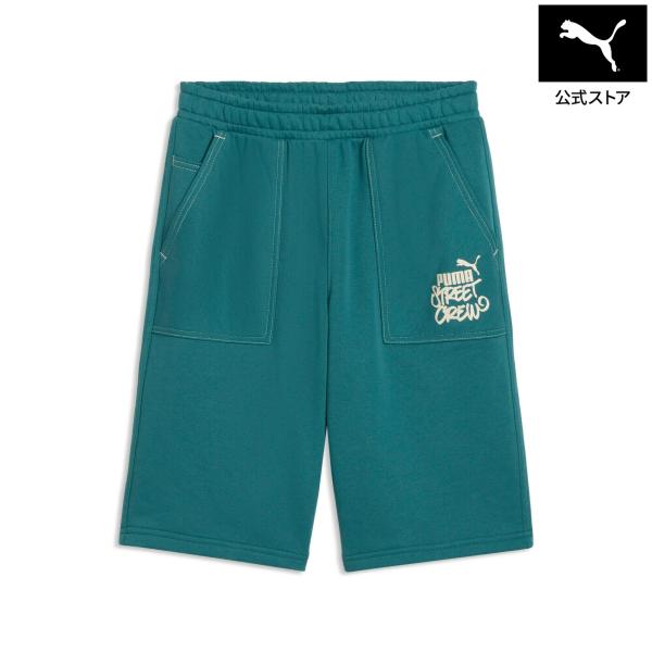 買*ー様 90s バギーショーツ 膝下丈 ハーフパンツ HIPHOP 虹色 PUMA（プーマ） 『22日‐23日20倍』ボーイズ ミッド90S リラックスド