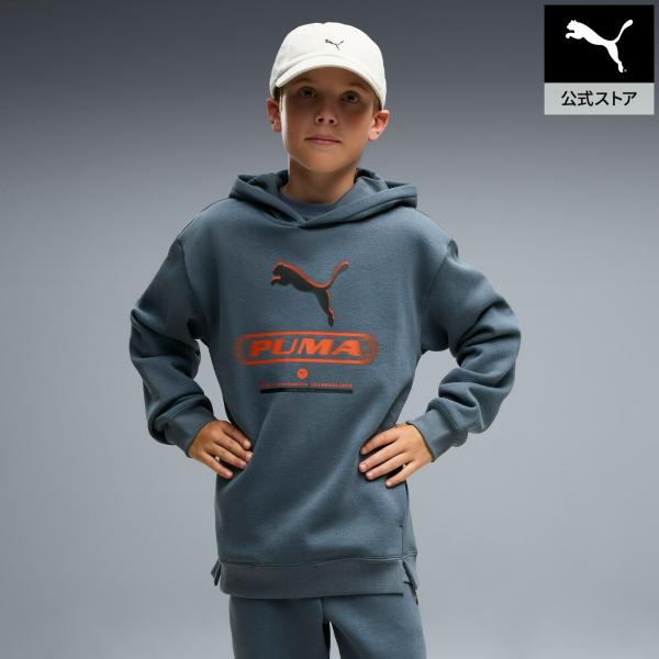 【公式】プーマ PUMA ボーイズ プーマ ストリート リラックスド フーディ FL B 120-160cm 子供 男の子 小学生