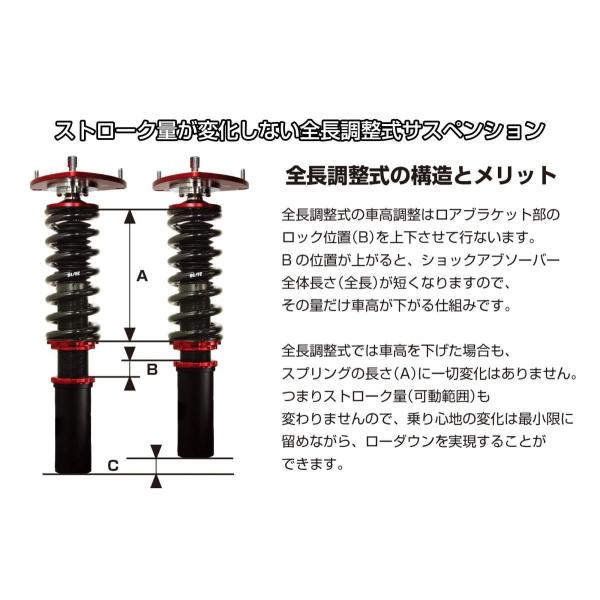 大きい割引 Blitz ブリッツ 車高調レンチ付n Box Jf3 2wd ダンパーサスペンションフロントリア4本セット全長調整式減衰 力32段調 当社の