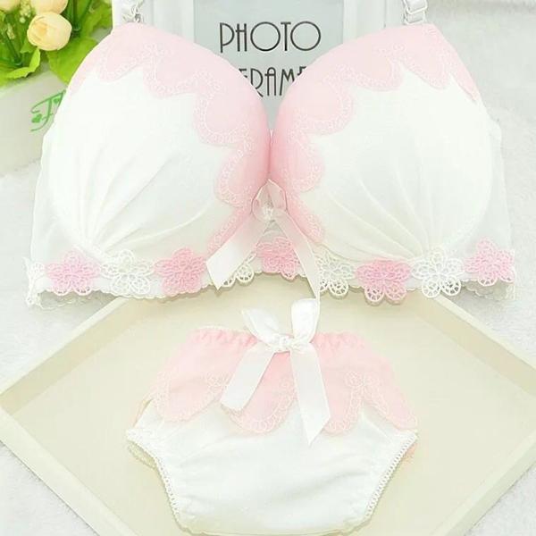 レディース ブラ ショーツセット 少女 美乳 レース 上下セット レディース  小胸 ブラセット セクシー ブラジャー ランジェリー キュート 可愛い おしゃれ