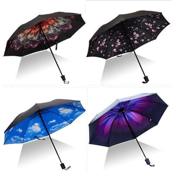 傘 折りたたみ 晴雨兼用 おりたたみ傘  三つ折り 撥水加工 レディース おしゃれ UV サンカット携帯用