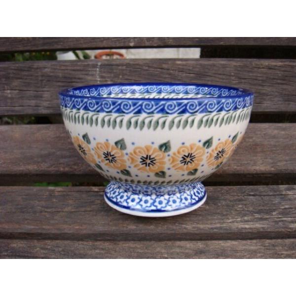 【ポーランド陶器・ポーランド食器】 ブンツラウカステル カフェオレボウル Daffodil