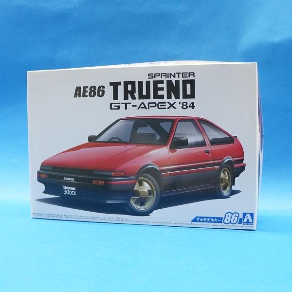 【出品数1点】アオシマスプリンタートレノAE86 後期ザ・ベストカーGTシリーズ 青島文化教材社 1/24 ザ・モデルカー No.86 トヨタ AE86