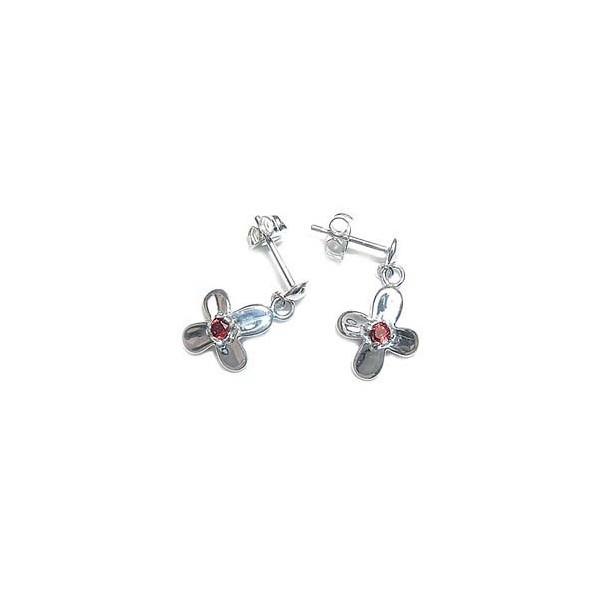 ピアス 1月誕生石ガーネットピアス 花 レディース アクセサリー 安い ピアス 1月誕生石ガーネットピアス 花 レディース アクセサリー 安い