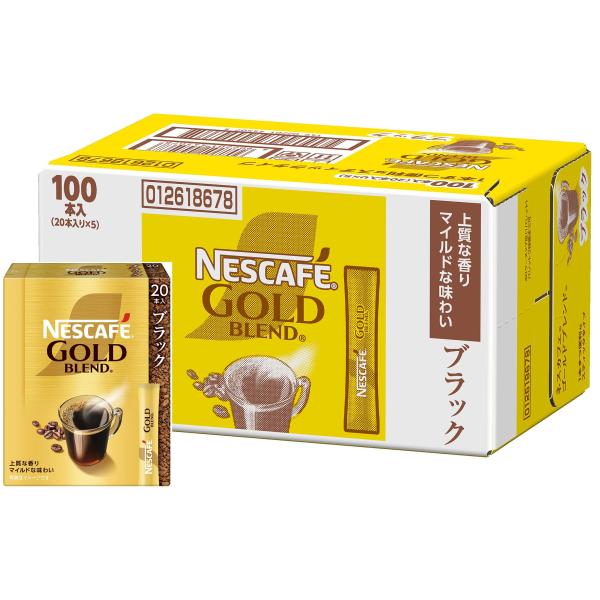 ネスレ日本 ネスカフェ ゴールドブレンド スティック ブラック 2g ネスカフェ(NESCAFE) ×100本