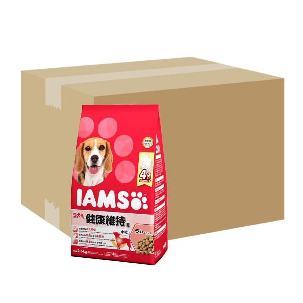 ドッグ 1歳から 健康維持用 小粒 (ケース販売) 小分け ラム&amp;ライス 総合栄養食 ドッグ