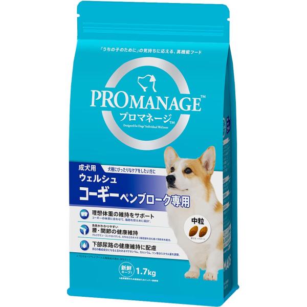 プロマネージ ドッグフード 犬種別 成犬用 ウェルシュ・コーギー・ペンブローク専用 4kg×3 (ケース販売)