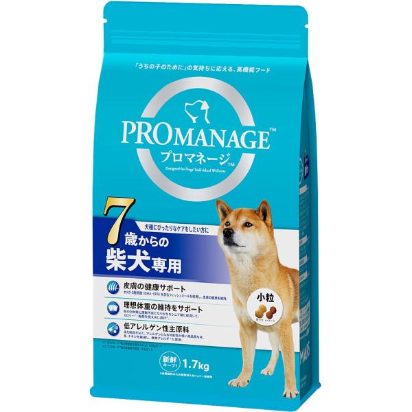 プロマネージ ドッグフード 7歳からの柴犬専用 シニア犬用 4kg×3個 (ケース販売)