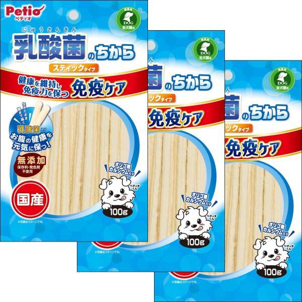 ペティオ (Petio) 犬用おやつ 乳酸菌のちから スティックタイプ 100グラム